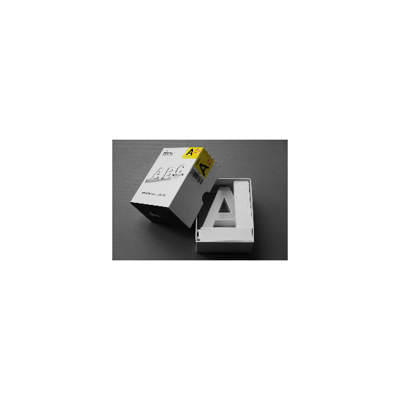 Magnetiske LED-bokstaver