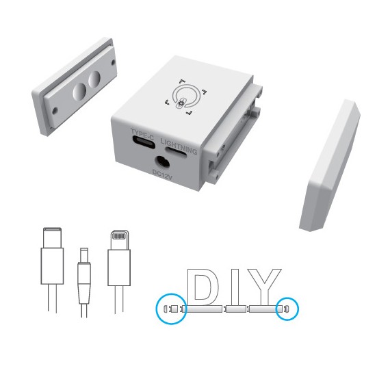 Konnektor med dimmer