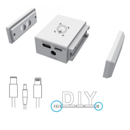 Konnektor med dimmer